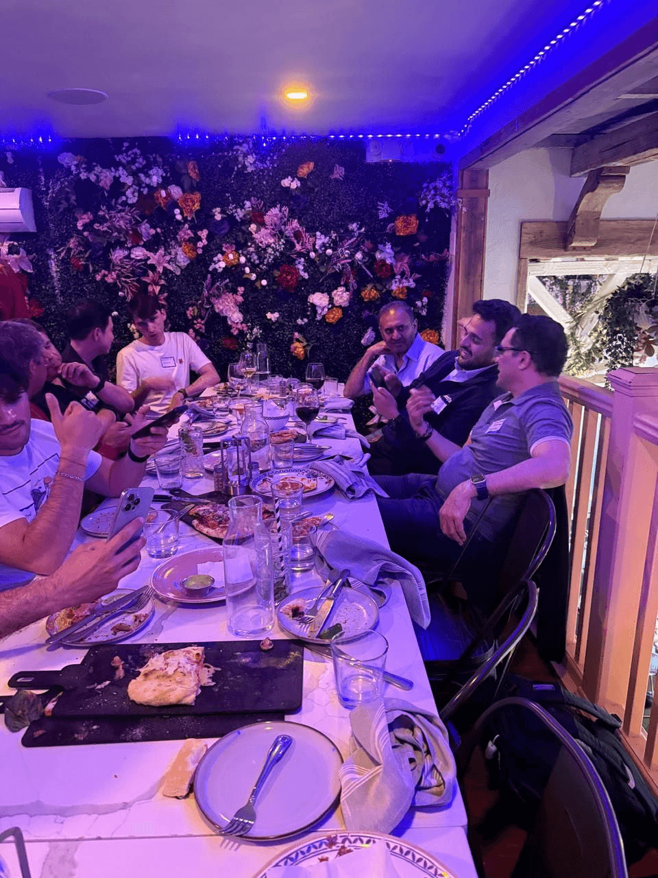 Guests at a past BotGauge dinner table