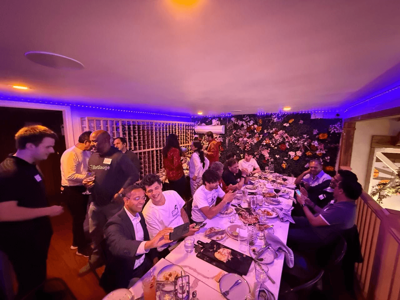 Guests at a previous BotGauge engineering leadership dinner