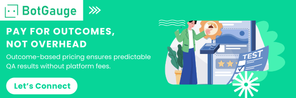 Pay for outcomes, test automation