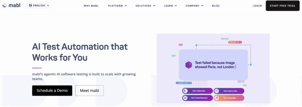 Mabl - AI test automation tool