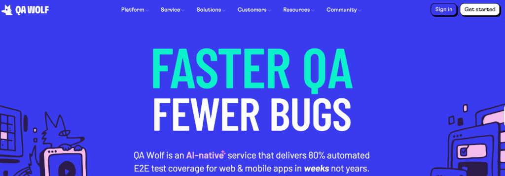 QA Wolf - alternatives to Rainforest QA software